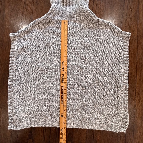 Nula Bug cotton blend turtleneck cable knit sleeveless sweater size US 8 - Picture 13 of 15